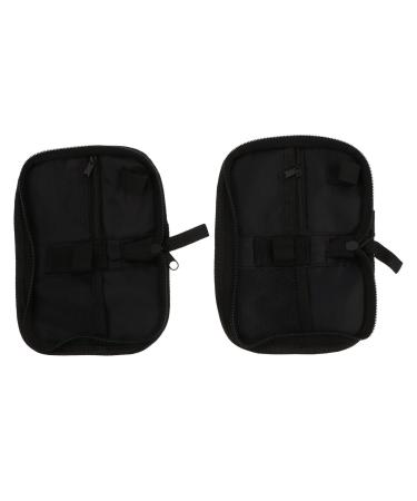 DOITOOL Handy Credit Card Pouch 2pcs Diabetic Travel Organizer Portable Insulin Travel Case for Glucose Meter and Insulin Pens Vials Blood Sugar Test Strips Medicine Glucose Monitoring Tools Holder