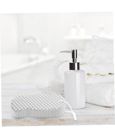 Housoutil 8 Pcs Bath Sponge Set Natural Loofah Body Scrubber & Shower Sponge for Toddler Care | Soft Versatile Bathroom Accessories - Buy Online on GoSupps.com