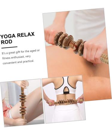 Minkissy 6-Wheel Wooden Massage Device - Muscle Scooter & Hand Massager Tools | Trigger & Scratch Board | 4-Piece Set for Ultimate Relaxation - Buy Online on GoSupps.com