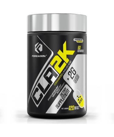 Forzagen CLA Capsules, Extra High Potency Supports Healthy Weight Management Lean Muscle Mass Non-Stimulating Conjugated Linoleic Acid 120 Softgels