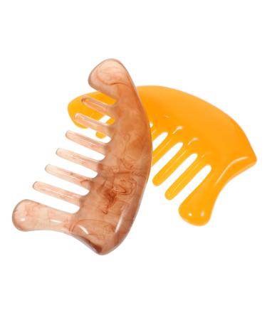 Fomiyes 2st massage comb massage comb massage comb scratch kamm hairbrush from jade tool neck massage device scraping care tool scratch massage device multifunction scratch board massage board