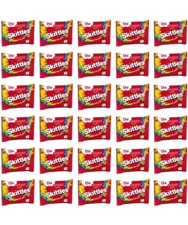 Skittles Fruits Sweets Fun Size Bags Party Bag Filler Multipack 30 x 18g Bulk Pack - Buy Online on GoSupps.com