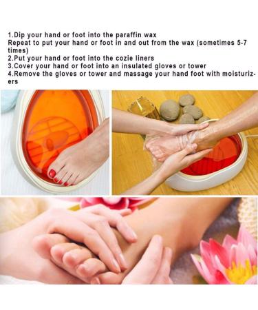 200PCS Clear Plastic Disposable Booties for Paraffin Bath - Thermal Therapy Feet Covers for Foot Pedicure - 200 Count - Buy Online on GoSupps.com