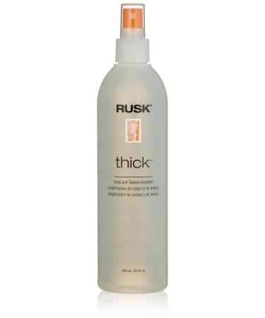 RUSK Designer Collection Thick Body and Texture Amplifier, Gives Hair Incredible Body, Creates Texture and Volume, Anyone with Fine, Limp, Lazy Hair 13.5 Fl Oz (Pack of 1) - Buy Online on GoSupps.com