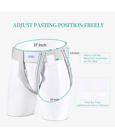 Hernia Belts for Men - LEFEKE Inguinal Support Truss for Pain Relief | Adjustable Waist Strap for Post-Surgical Comfort | Lightweight & Comfortable with 4 Removable Pads - Buy Online on GoSupps.com