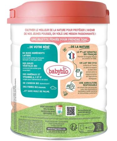 Babybio Optigest 1er ge de 0 6 mois 800g (Lot de 3) - Buy Online on GoSupps.com