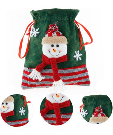 Abaodam 1 pc Present Fabric Decorative Christmas Knitted Bag Pendant Apple Retro Tree Felt Storage 1 count (Pack of 1) Green - Buy Online on GoSupps.com