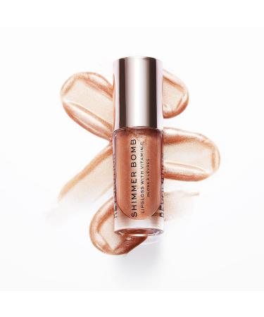 Revolution Shimmer Bomb Lip Gloss - Vitamin E Infused Shimmery Lip Tint (6 Colors) - Buy Online on GoSupps.com