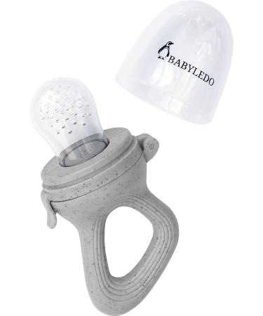 Buy BABYLEDO Baby Fruit Pacifier & Teething Ring - Raccoon Gray | Ideal Teething Aid for Fruits & Vegetables - International Shipping Available - Buy Online on GoSupps.com