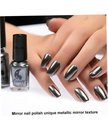 Mirror Nail Polish Mirror Nail Polish Long Lasting Metallic Nail Varnish 6ml Quick Drying Gel Polish - Buy Online on GoSupps.com