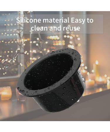 Buy Inrorans Silicone Black Candle Wax Warmer Set - Reusable Fragrance Wax Warmers & Bowls for Electric Use - Buy Online on GoSupps.com