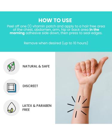 Veru Wellness Garcinia Cambogia Weight Management Patch - Pure Blend with Apple Cider Vinegar, B12, Green Coffee Bean - Natural Energy and Carb Blocker - Buy Online on GoSupps.com