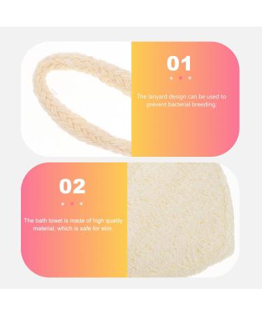 Loofah Bath Ball for Toddlers - Soft Cotton Dish Shape 1 Count | Great for Gentle Cleaning & Bath Time - Buy Online on GoSupps.com