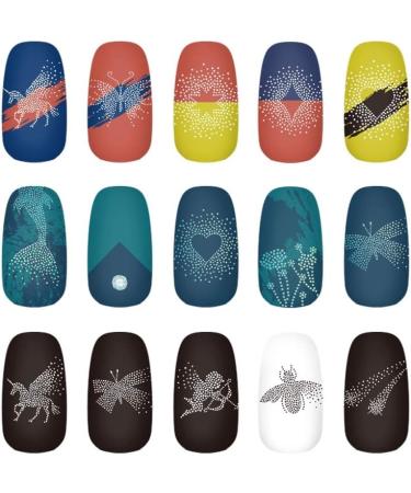 KADS Stamping Plate - Mermaid Nail Art Design Tool | Sparkling Betterfly Meteor Wing Stencil (FA047) - Buy Online on GoSupps.com