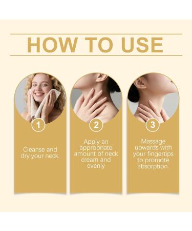 Neck Lift Cream - Instant Firming & Tightening Treatment for Wrinkles Sagging Skin & Double Chin - Super Smoothing Anti-Aging Cream - 50g - Buy Online on GoSupps.com