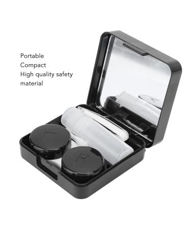 Buy Simple Health Compact Travel Contact Lens Case for Ladies - Portable Black Design - Buy Online on GoSupps.com