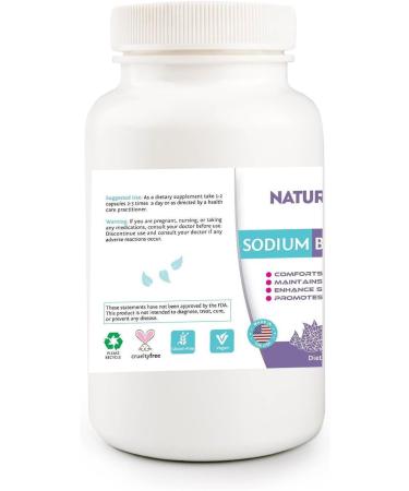 Natures Ness Sodium Bicarbonate Antacid 240 Veg Capsules - Relief for Acid Indigestion, Heartburn, Sour Stomach - Buy Online on GoSupps.com