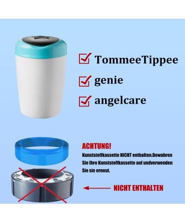 10-Pack Diaper Pail Refill Cassettes | Compatible Diaper Waste Bucket Film | International Shipping Available - Buy Online on GoSupps.com