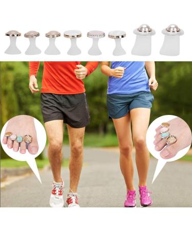Toe Separators 8 Pcs Reusable Silicone Toe Spacers Nail Art Toe Separation Tool Pedicure Care(MY-05) - Buy Online on GoSupps.com
