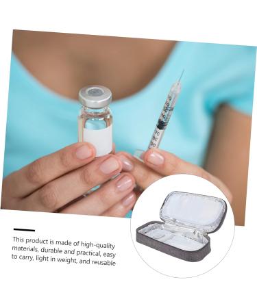 Healeved Portable Cooler 1pc Insulin Cooler Box Cooler Bag Ice Bag Portable Bag Cloth Blue Portable Protective Case Cooler Box Insulin Pen Cooler Blue 21X4.5X10cm - Buy Online on GoSupps.com