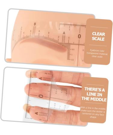 FOMIYES 50pcs Markers Shaper Measuring Mappers Leveling Ruler Makeup Marker Professional Positioning - Buy Online on GoSupps.com