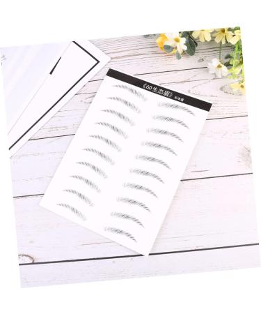 POPETPOP 6 Sheets Pairs Tool Stickers Simulation Eyebrow Sticker Eyebrow Stickers The Lazy Water Proof 4d - Buy Online on GoSupps.com