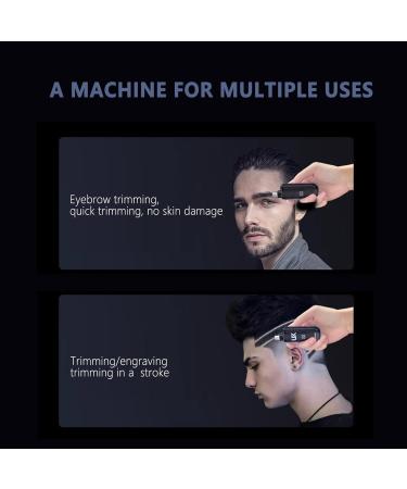 Nose Hair Trimmer Nose Hair Trimmer for Women Wireless Device with Digital Display Waterproof Trimmer Set Face Care for Men Women Eyebrow Removal Black - Buy Online on GoSupps.com