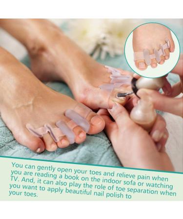 Gel Toe Separators for Hammer Toe & Bunion Pain Relief - Men & Women - Buy Online on GoSupps.com