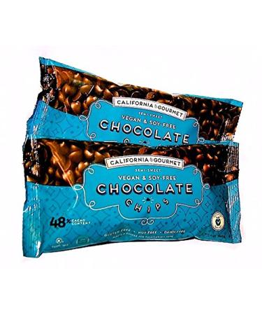 48% Cocoa Vegan Chocolate Chips - Soy Free, Dairy Free, Kosher for Passover - 8 oz. (Pack of 3) - Buy Online on GoSupps.com