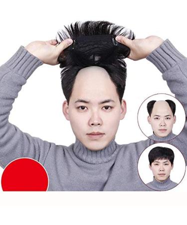 Buy BGHJUE Men's Short Wigs - Heat Resistant Synthetic Hair Pieces for Daily Wear | Black 5x5 Inch Male Wigs - Buy Online on GoSupps.com