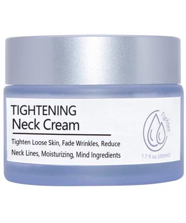 Neck Firming Cream Tighten and Lift Neck Cream Anti-Aging Neck Creams for Tightening Sagging Skin and Hydrating Help Reduce Fine Lines & Wrinkles - 1.7 oz