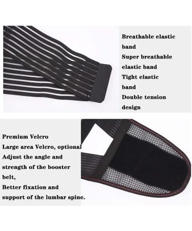 Men & Women Neoprene Lumbar Support Belt - Double Pull Waist Pain Relief - Gray XL - Buy Online on GoSupps.com
