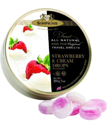 Go2 Groceries bundle Simpkins Original Gluten Free Travel Sweets Rhubarb & Custard Drops (175G) Strawberry & Cream (200G) Mixed Fruit (200G) with 1 Game Card - Buy Online on GoSupps.com