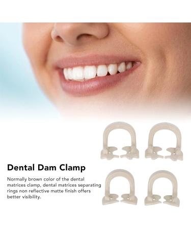 Agate Tooth Matrices Set - 4 Professional Dam Clamp Barrier Clips for Dental Care - Buy Online on GoSupps.com