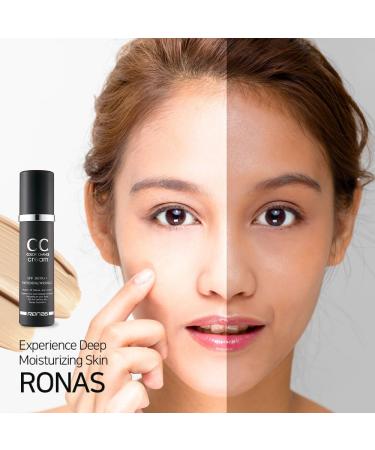 Ronas CC Color Change Cream SPF38 PA+++ | UV Protection Sunscreen Foundation | Korean Aesthetic Cosmetics 1.69 Fl oz - Buy Online on GoSupps.com