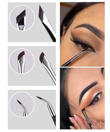 Gorvalin Black and White Gel Eyeliner Set with Brushes - Waterproof 2-in-1 Cream Eyeliner & Eyebrow Gel Kit - Buy Online on GoSupps.com