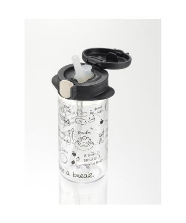 Richell Aqulea 240ml Black Straw Mug - BPA-Free & Leak-Proof - Buy Online on GoSupps.com