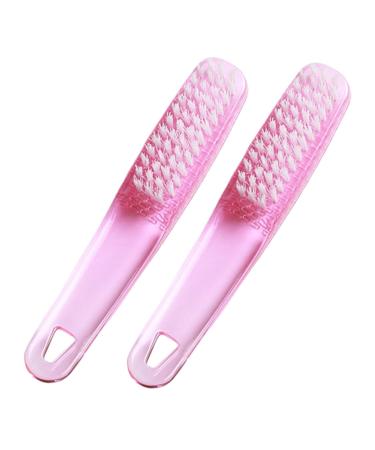 Nail Brush Portable Multifunctional Nail Brushes with Extended Handle Lightweight Plastic Nail Brush for Cleaning Fingernails Fingernail Brush for Removing Dirt from Hands Feet Nails Pet Nails