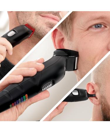 Wahl Colour Trim 8-in-1 Multigroomer - Men's Beard and Body Trimmer with Colour Coded Lengths | Rechargeable and Cordless Stubble Trimmer - Buy Online on GoSupps.com