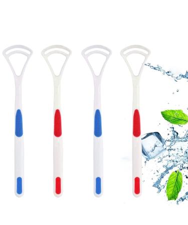 nurpi plastic tongue cleaner for fresh people of india for adult & children pack of 4