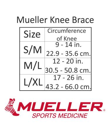Mueller Hinged Wraparound Knee Brace - Black Medium/Large | Shop Internationally for Comfort & Support - Buy Online on GoSupps.com