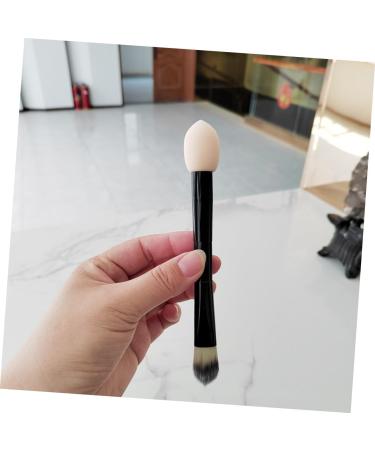 Ipetboom Double-ended Makeup Brush Foundation Brush Women Travel Kit Sponge Tools Women Makeup Tool Portable Makeup Brush Makeup Blending Brush Miss Plastic Double Head Cosmetics - Buy Online on GoSupps.com