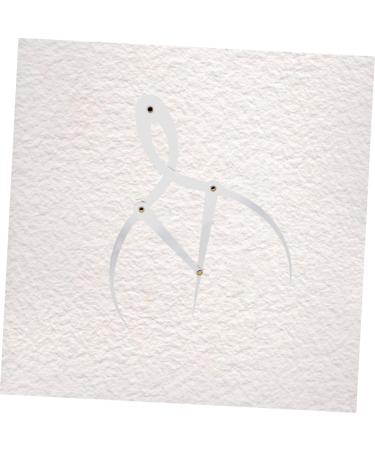 Hemoton Eyebrow Drawing Tool Eyebrow Stencil Ruler Microblading Ruler Brow Stencils Sticker Stainless Steel - Buy Online on GoSupps.com