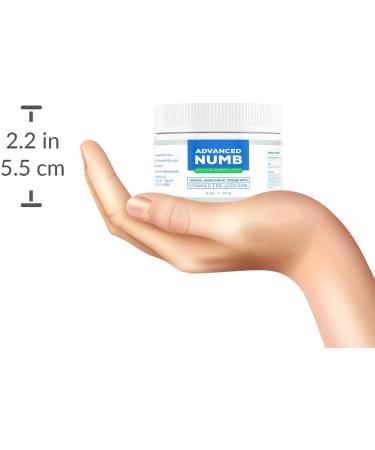 Advanced Numb 5% Lidocaine Pain Relief Cream - 2oz Ointment for Numbing - Made in USA - Buy Online on GoSupps.com