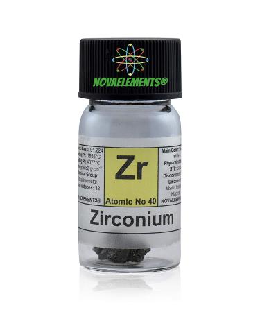 Novaelements Cubic Zirconia Element 40 ZR Pure Champion 2 g 99.95% in Glass Bottle with Label - Buy Online on GoSupps.com