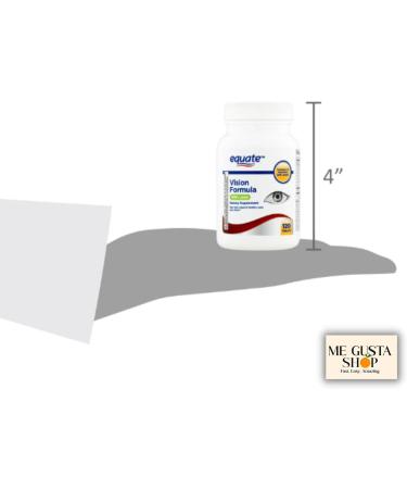 Equate Vision Formula with Lutein Tablets Dietary Supplement 120 Count + me Gusta Sticker - Buy Online on GoSupps.com