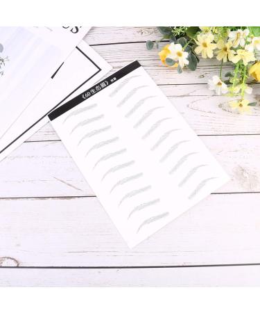Solustrie 20 Pairs Waterproof Eyebrow Stickers - Durable Authentic Forehead Shaper for Men & Women - Buy Online on GoSupps.com