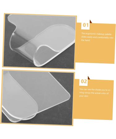 Didiseaon Nail Palette Supplies for Makeup Artists Makeup Mixing Palette Nail Polish Mixing Palette Transparent Mixing Palette Makeup Palette for Foundation Makeup Must Haves Palette Devise - Buy Online on GoSupps.com