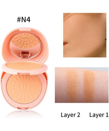 Matte Loose Setting Powder Compact - Waterproof Setting Powder Smooths Skin & Minimizes Shine | Brighten Skin Color Blemish Long-Lasting Matte Finish for Girlfriend Wife 4# - Buy Online on GoSupps.com