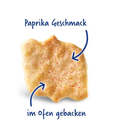 TUC Baked Bits Paprika - 6 x 110g | Large Pack Crackers | Mini-Cracker (3 Pack) | Flavorful Paprika Snacks | International Shipping Available - Buy Online on GoSupps.com